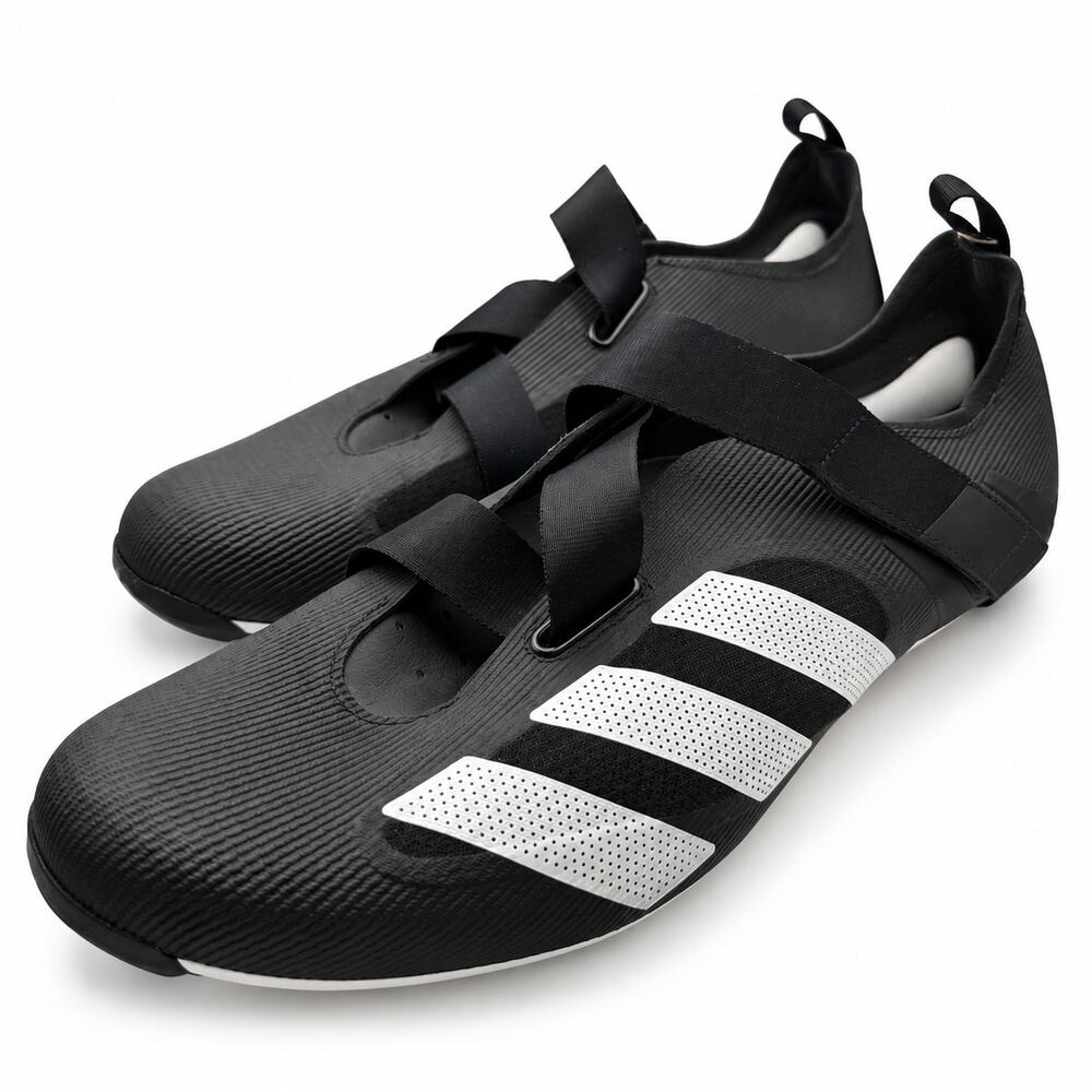 adidas Indoor Cycling Shoes Mens 14.5 Black White GX6544 New